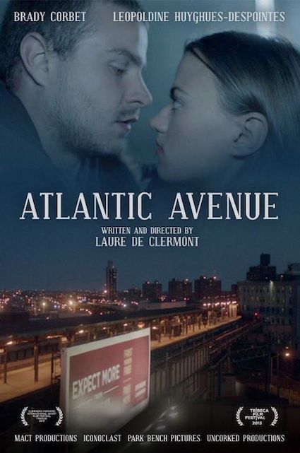 Affiche du court métrage Atlantic Avenue de Laure de Clermont – montage son, sound design et mixage par Vincent Drux