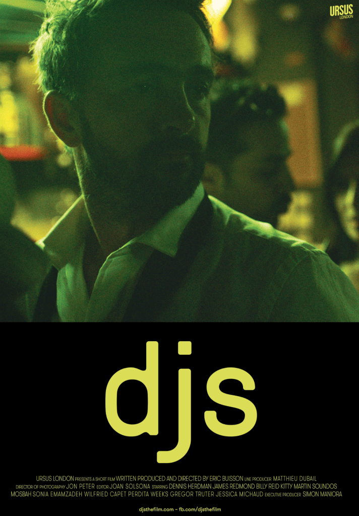 Image du court métrage Djs d'Eric Buisson – montage son, sound design et mixage par Vincent Drux
